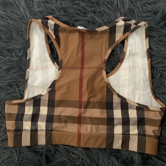 Burberry check racer back bra top - Picture 9 of 10